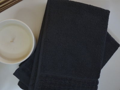 полотенце махровое carrara темно-серый (30 × 50, темно-серый)